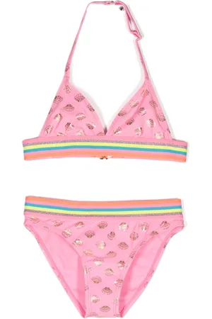 Billieblush Sea-shell printed bikini set
