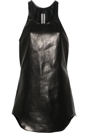 Rick Owens Sleeveless leather top