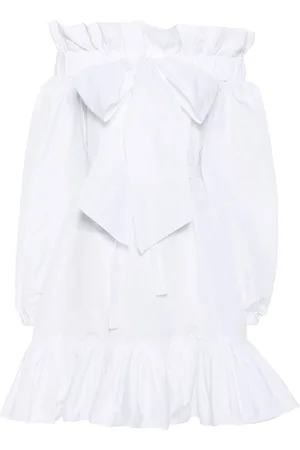 Patou Volume ruffled minidress