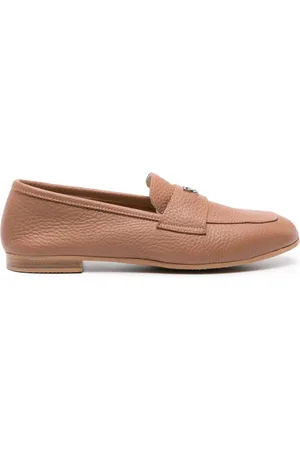 Casadei Antilope leather loafers