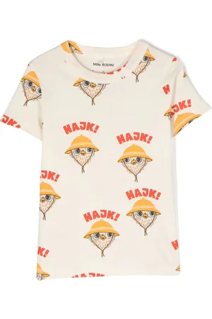 Mini Rodini Hike all-over print T-shirt