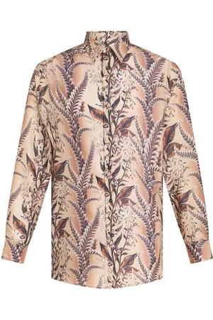 Etro Floral-print cotton shirt