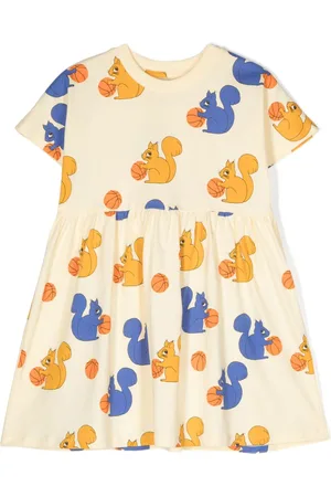 Mini Rodini Squirrels all-over print dress