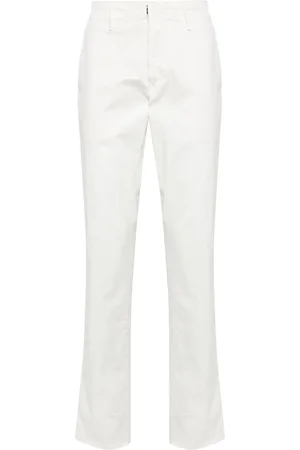 Incotex Mid-rise stretch-cotton straight-leg trousers