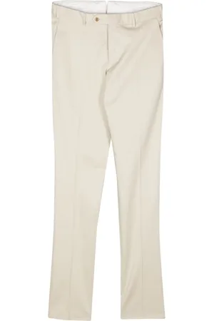 LUIGI BIANCHI MANTOVA Cotton chino trousers