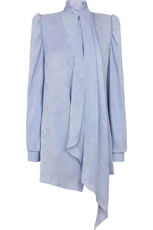 Balmain Snakeskin-print silk minidress