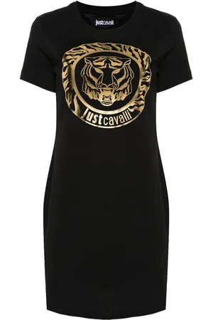 Roberto Cavalli Tiger head-print T-shirt dress