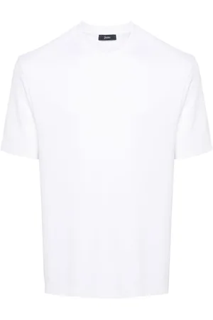 HERNO Logo-plaque cotton T-shirt