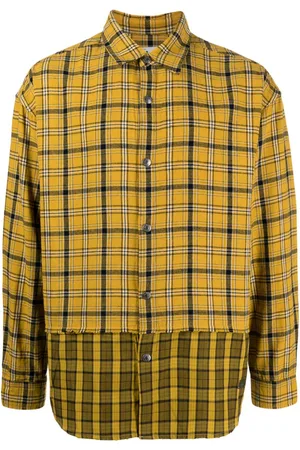 Izzue Check-pattern cotton shirt
