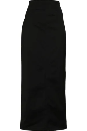 Serafini Slit-detail skirt