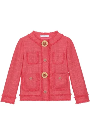 Dolce & Gabbana Crystal-embellished tweed jacket