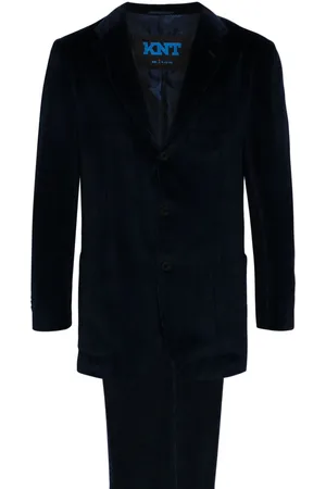 Kiton Single-breasted corduroy suit