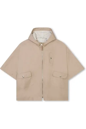 Chloé Hooded cotton twill cape