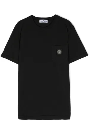 Stone Island Compass-patch cotton T-shirt