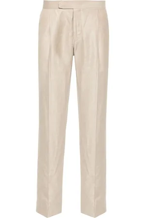 BRIONI Mid-rise tapered trousers