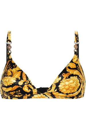 VERSACE Barocco-print Medusa-motif bra