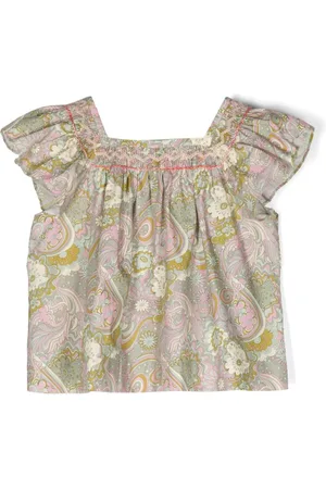 BONPOINT Floral-print cotton blouse