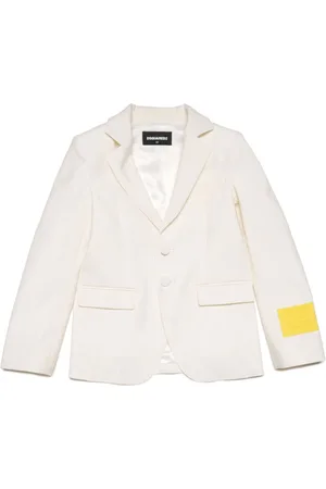 Dsquared2 Logo-appliqué single-breasted blazer