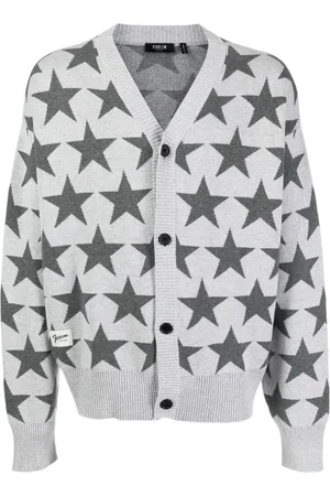 FIVE CM Star intarsia-knit cardigan