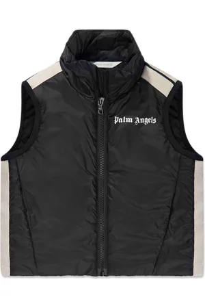Palm Angels Logo-print padded gilet
