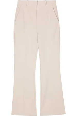 Circolo Pressed-crease wide-leg trousers