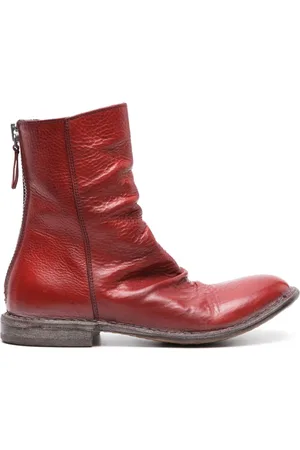 Moma Distressed leather ankle boots