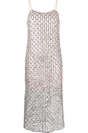 FORTE FORTE Cut-out sequin maxi dress