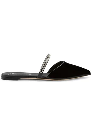 Giuseppe Zanotti Laurette chain-link detailing mules