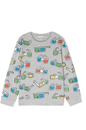 Stella McCartney Graphic-print cotton sweatshirt