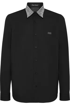 Philipp Plein Sugar Daddy crystal-embellished shirt