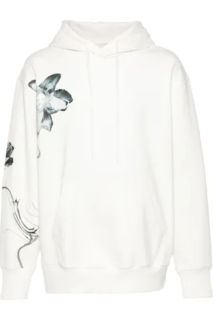 Y-3 Floral-print jersey hoodie