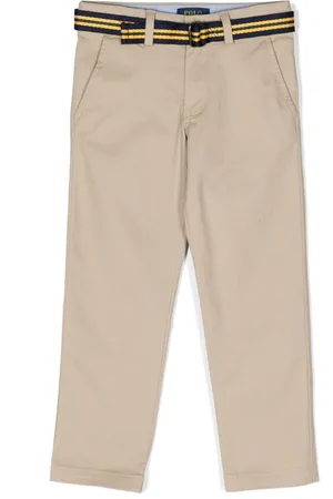 Ralph Lauren Belted slim chino trousers