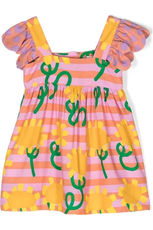 Stella McCartney Floral-print square-neck dress