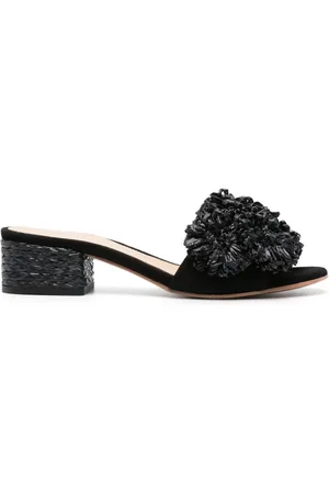 Paloma Barceló 40mm floral-appliqué sandals