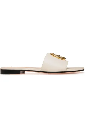 Bally Emblem-plaque leather slides