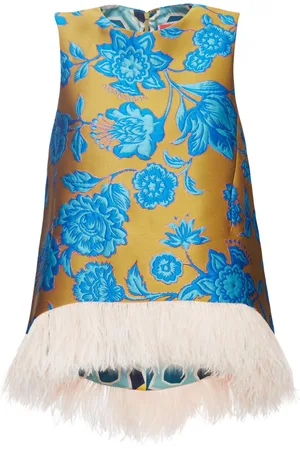 La DoubleJ La Scala floral-jacquard blouse