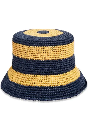 La DoubleJ Striped bucket hat