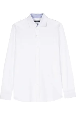 FAY Logo-embroidered jersey shirt