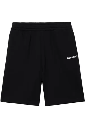 Burberry Logo-print cotton track shorts
