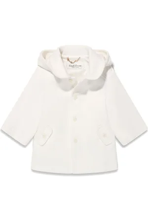 Sarah Louise Single-breasted hooded coat
