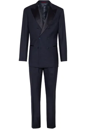 Brunello Cucinelli Double-breasted wool suit