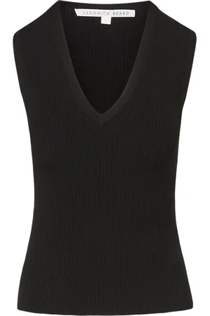 VERONICA BEARD Sid ribbed-knit top