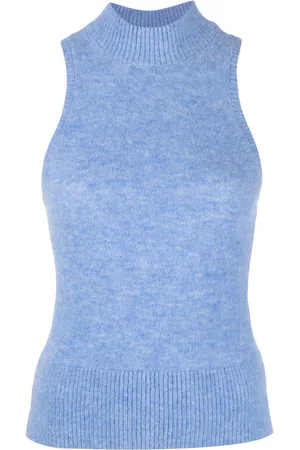 Patou Mock-neck knitted top