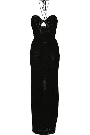 The Mannei Bergen crochet-knit maxi dress