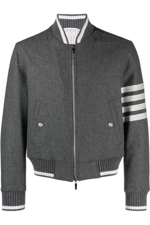 Thom Browne 4-Bar stripe bomber jacket