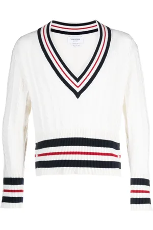 Thom Browne Cable-knit cashmere jumper