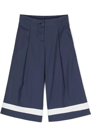 MONNALISA Striped wide-leg trousers