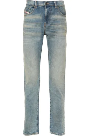 Diesel 2019 D-Strukt 09h50 mid-rise slim-fit jeans