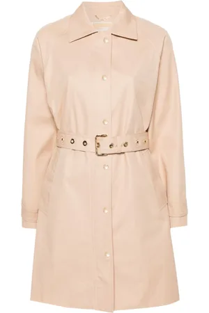 Michael Kors Twill midi trench coat