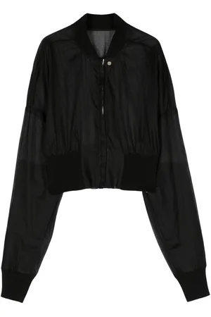 Rick Owens Flight semi-sheer bomber jacket
